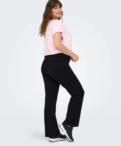 ONPFOLD MW JAZZ NOOS dames plussize trainingsbroek zwart