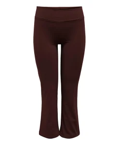 ONPFOLD MW JAZZ NOOS dames plussize trainingsbroek bruin
