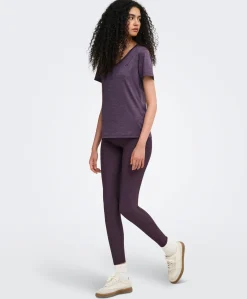 ONPJANA HW TRAINING dames tights paars