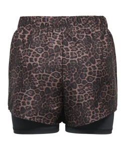 ONPMELEO-2 HW LOOSE DB PCK dames shorts beige