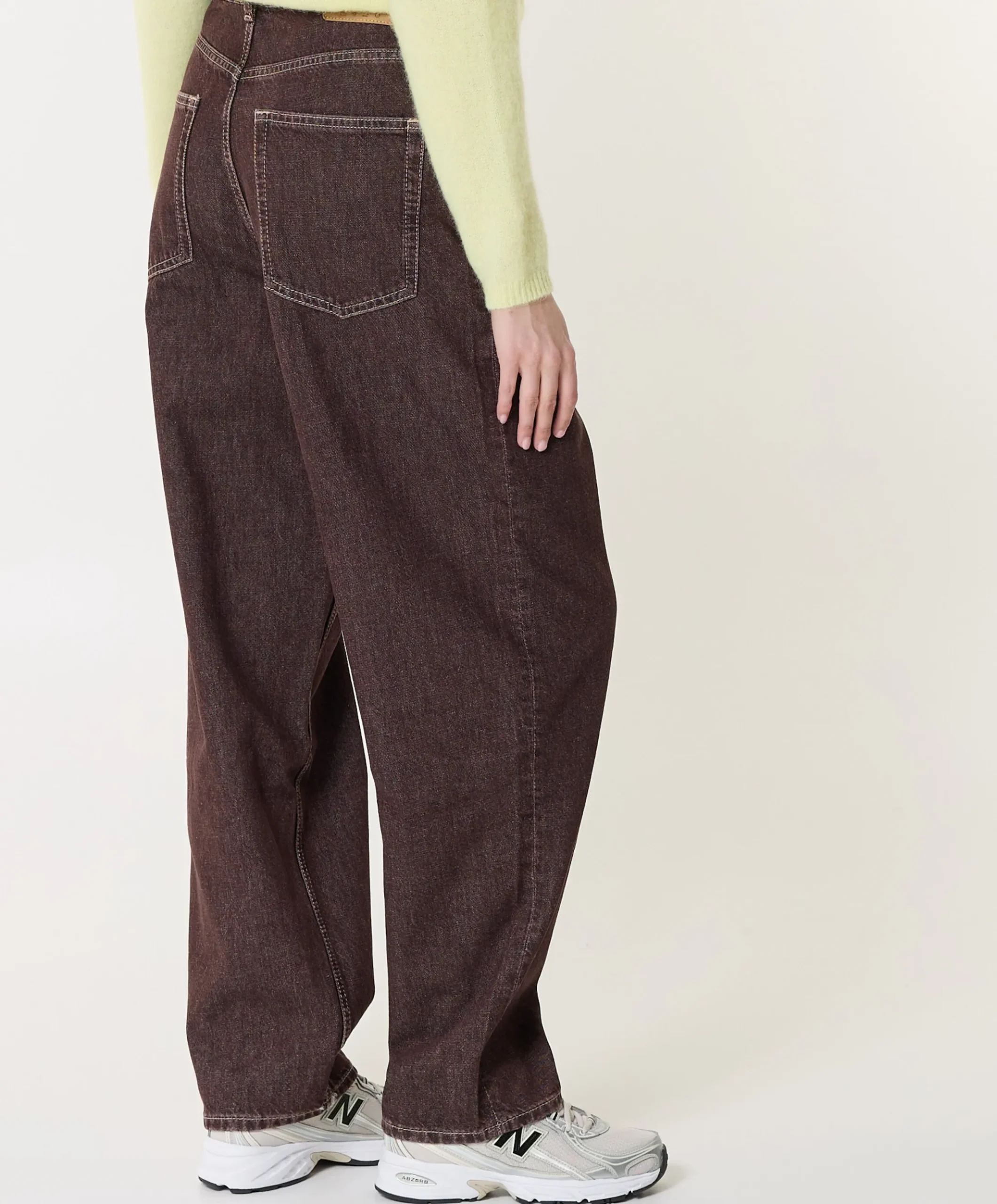 Oshow dames broek bruin