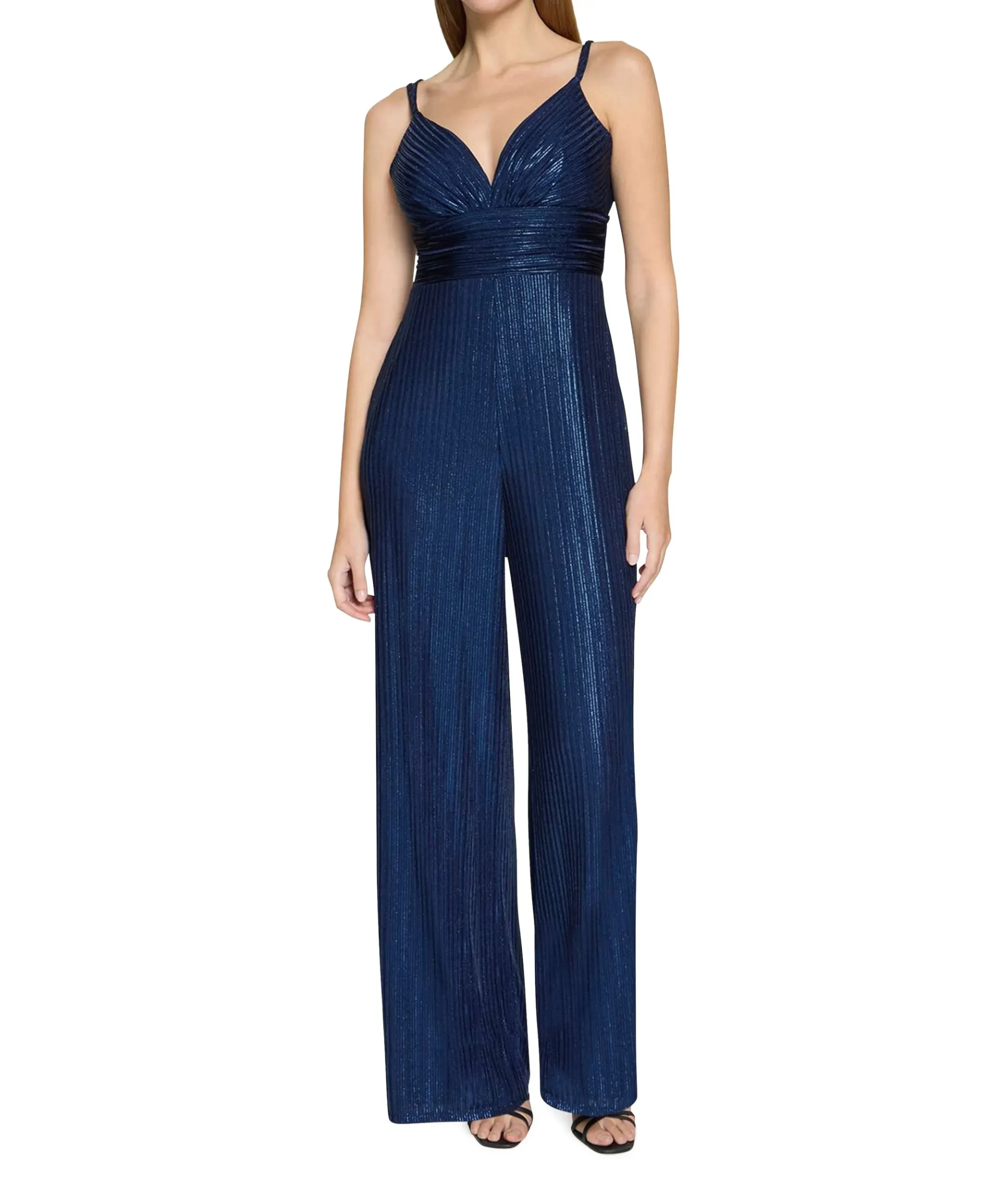 Overall Lang ohne Arm dames jumpsuit blauw