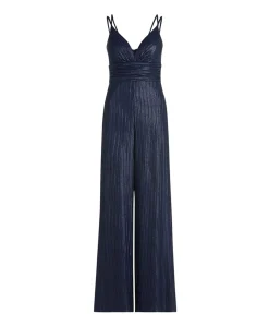 Overall Lang ohne Arm dames jumpsuit blauw