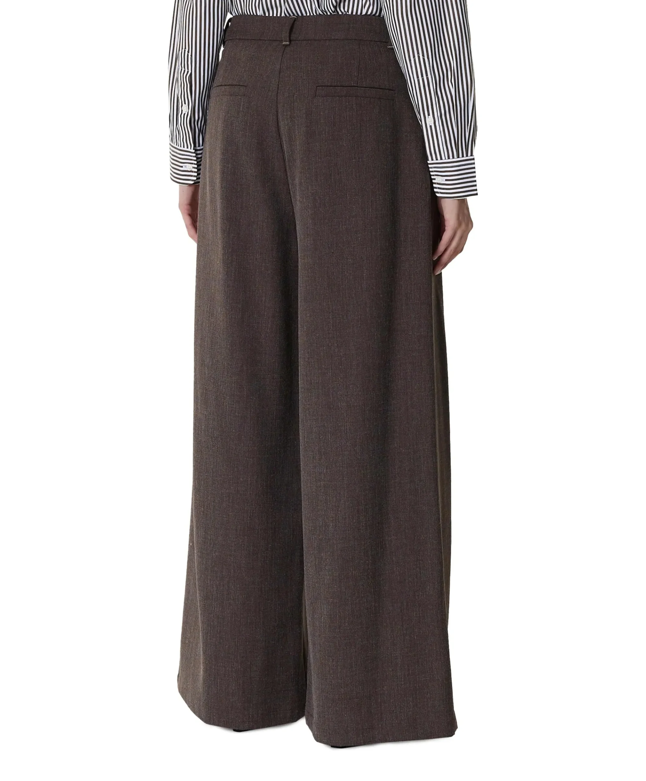 Pantalone dames pantalon bruin