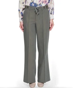 Pants fancy waistband dames broek groen