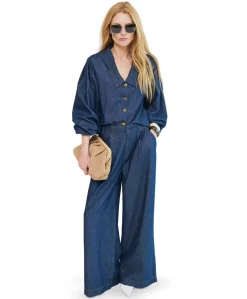 Pants Rally dames broek blauw