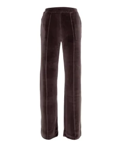 Pants Velour dames broek bruin