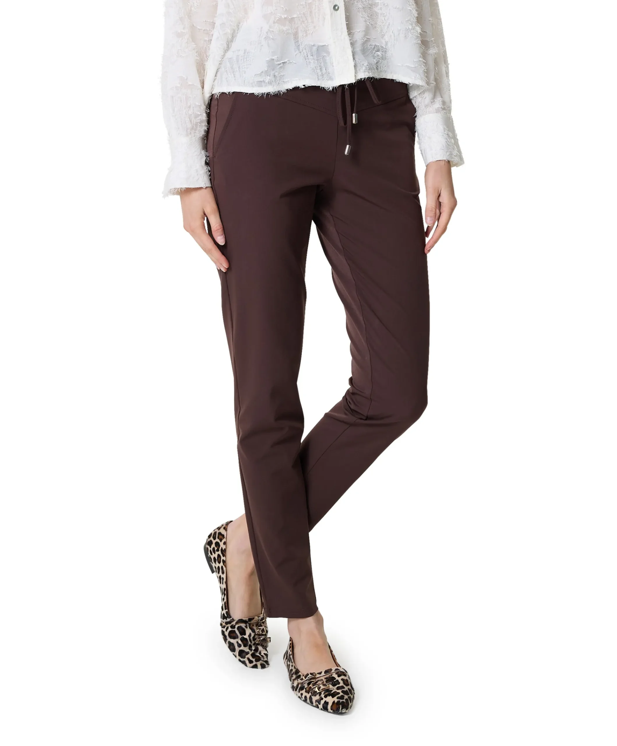 PENNY TRAVEL dames broek bruin