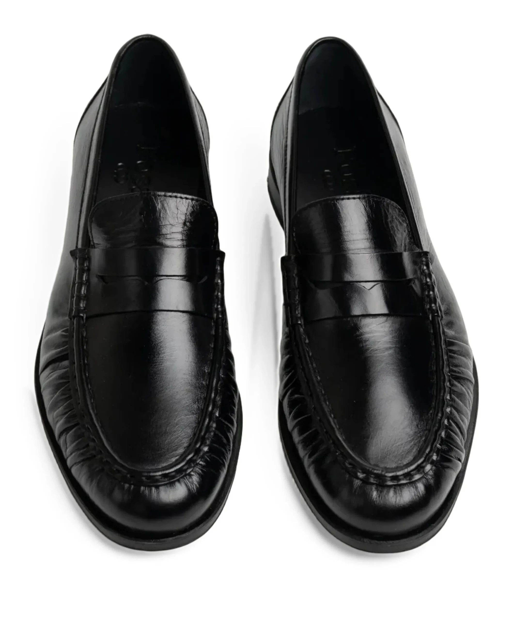 Penny Wrinkle dames loafers zwart