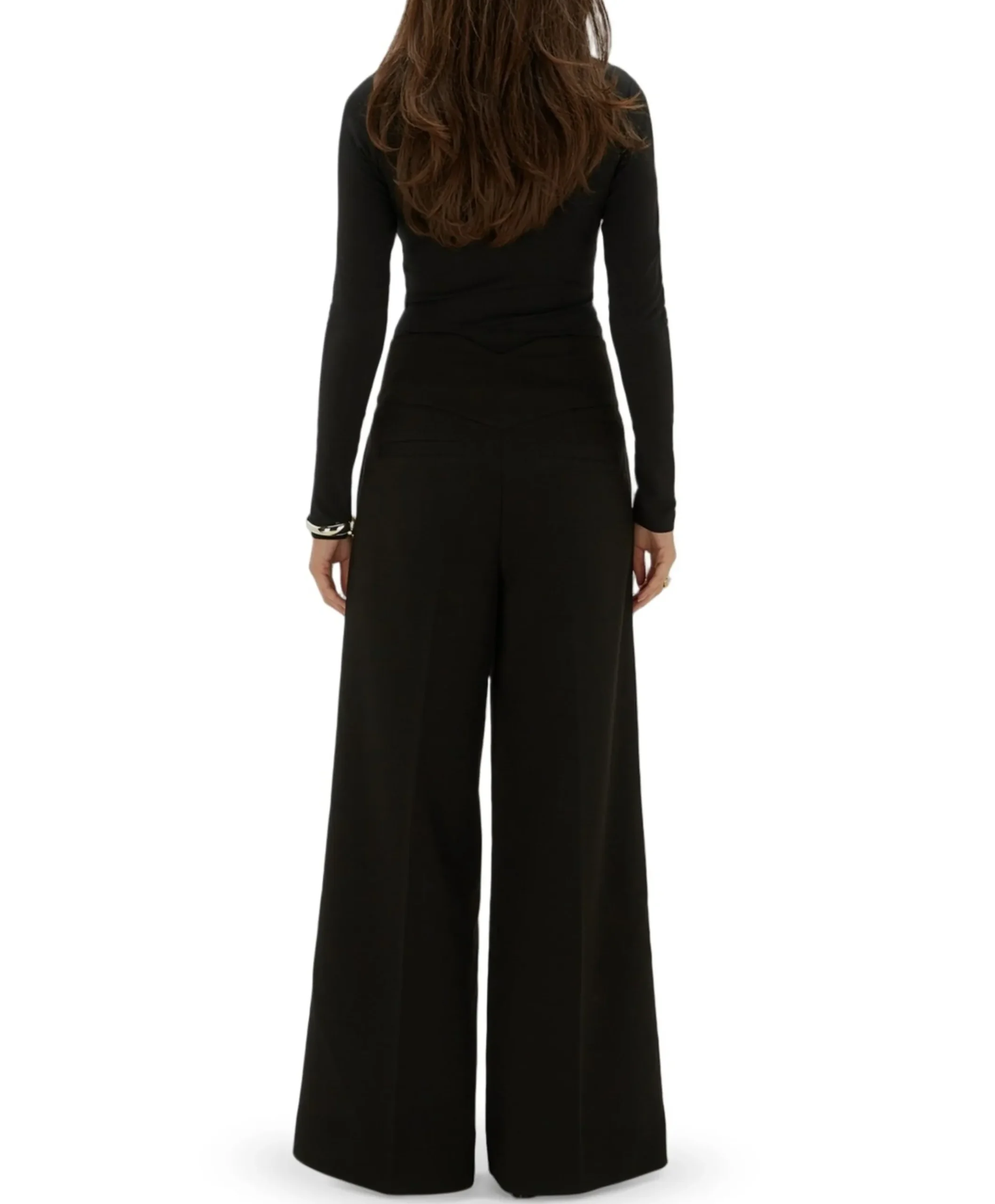 PETRA dames broek zwart