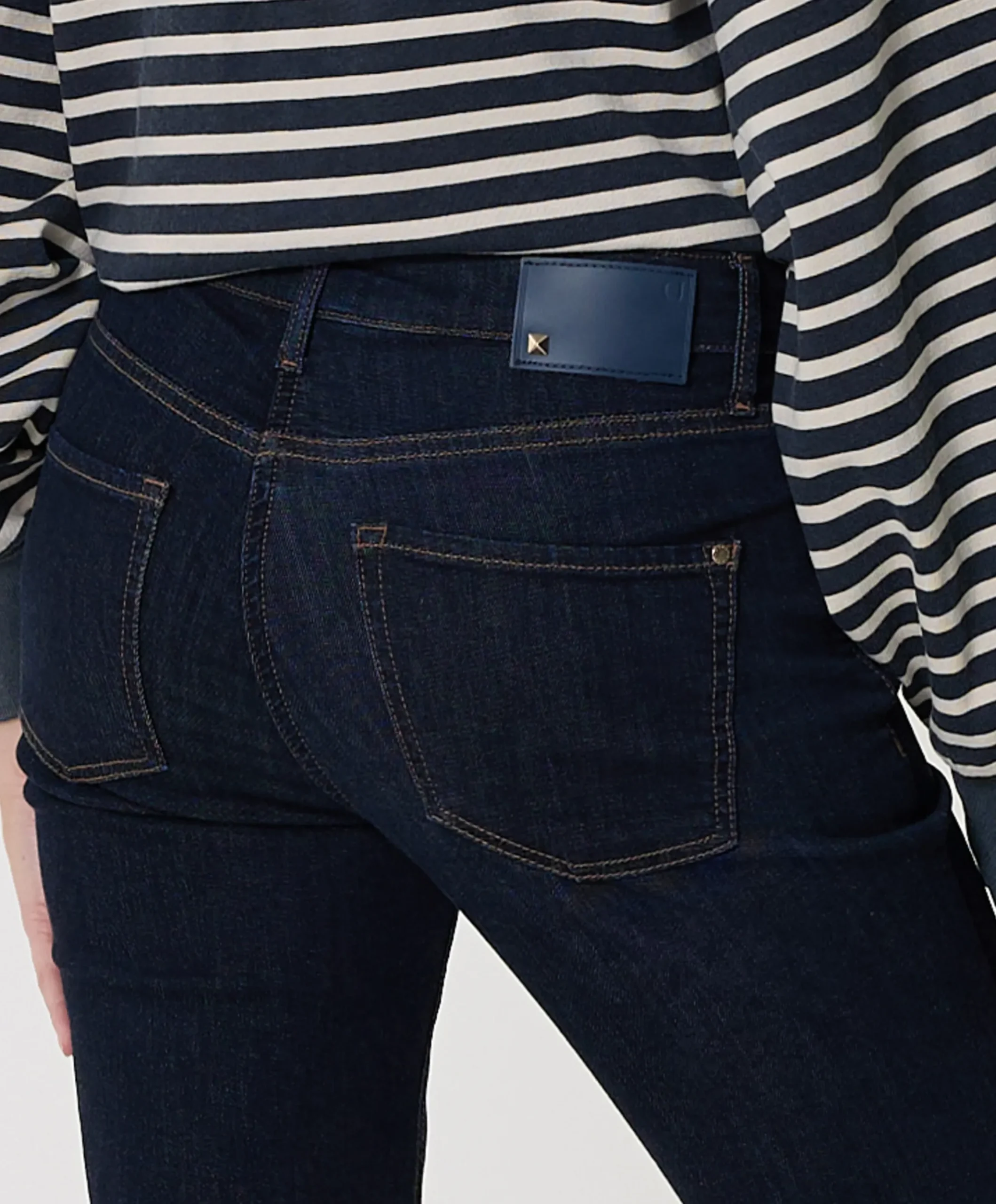 Piper long dames jeans blauw