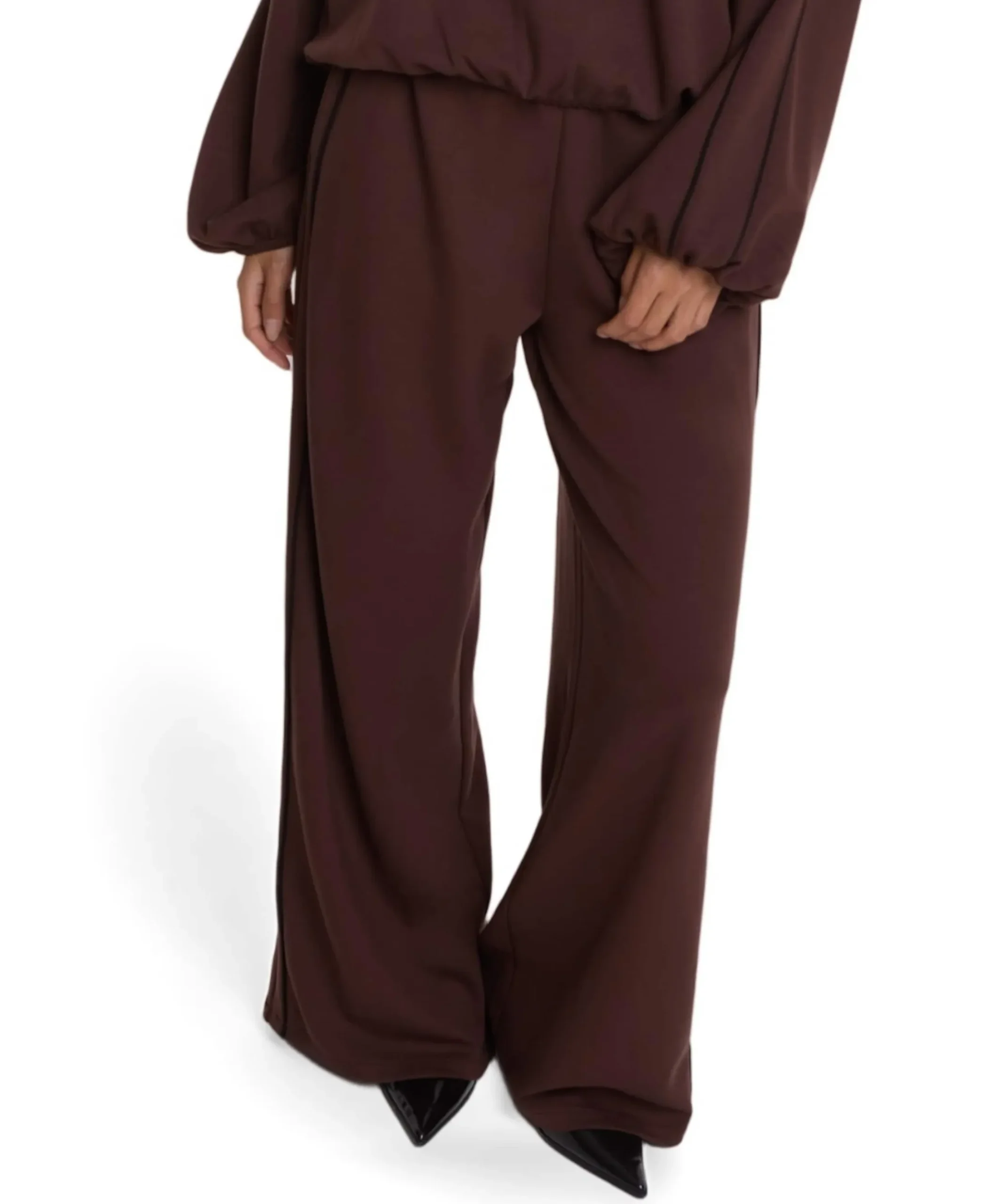 PIPING dames broek bruin