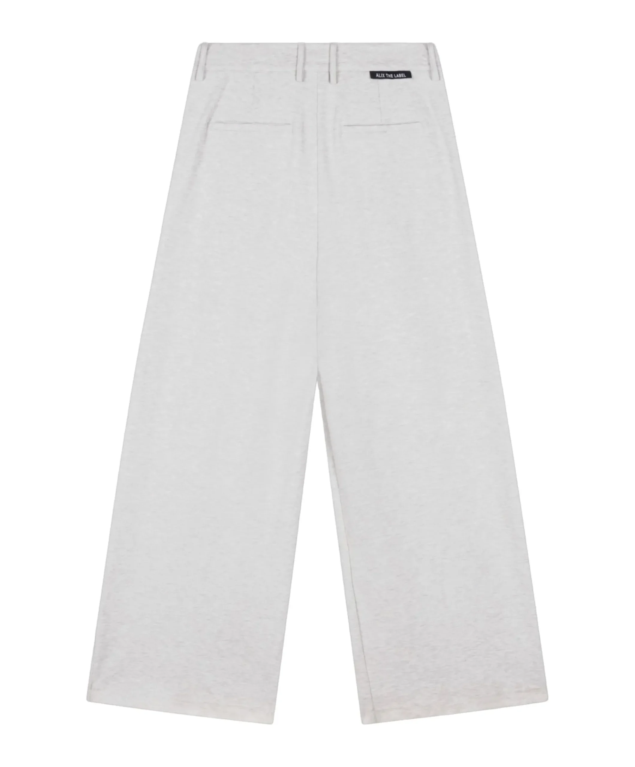 PLEATED dames broek grijs