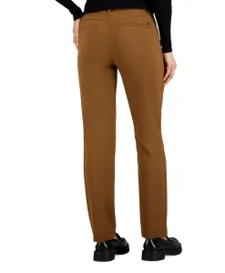 Pull On Slim dames broek bruin
