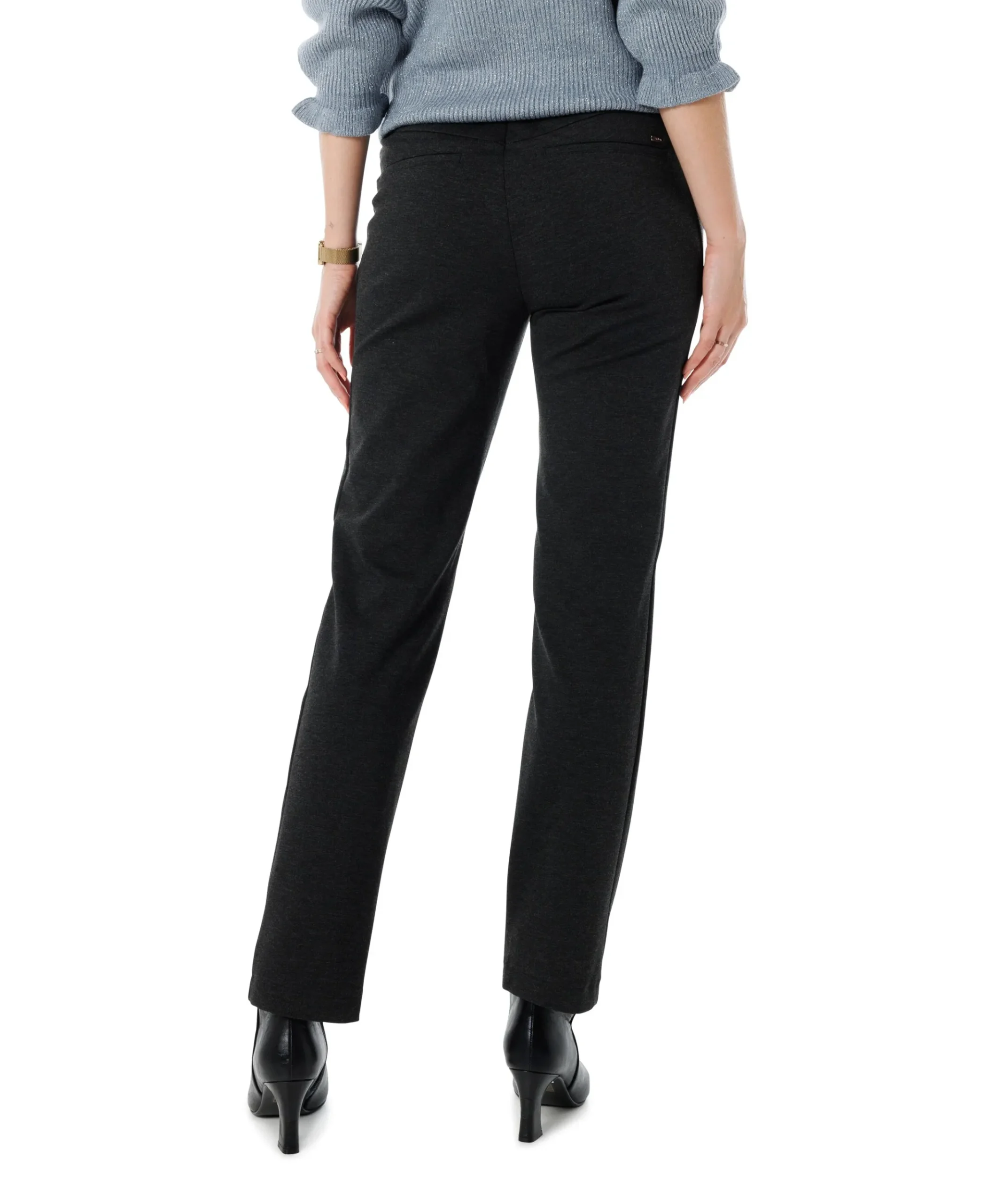 Pull On Slim dames broek grijs