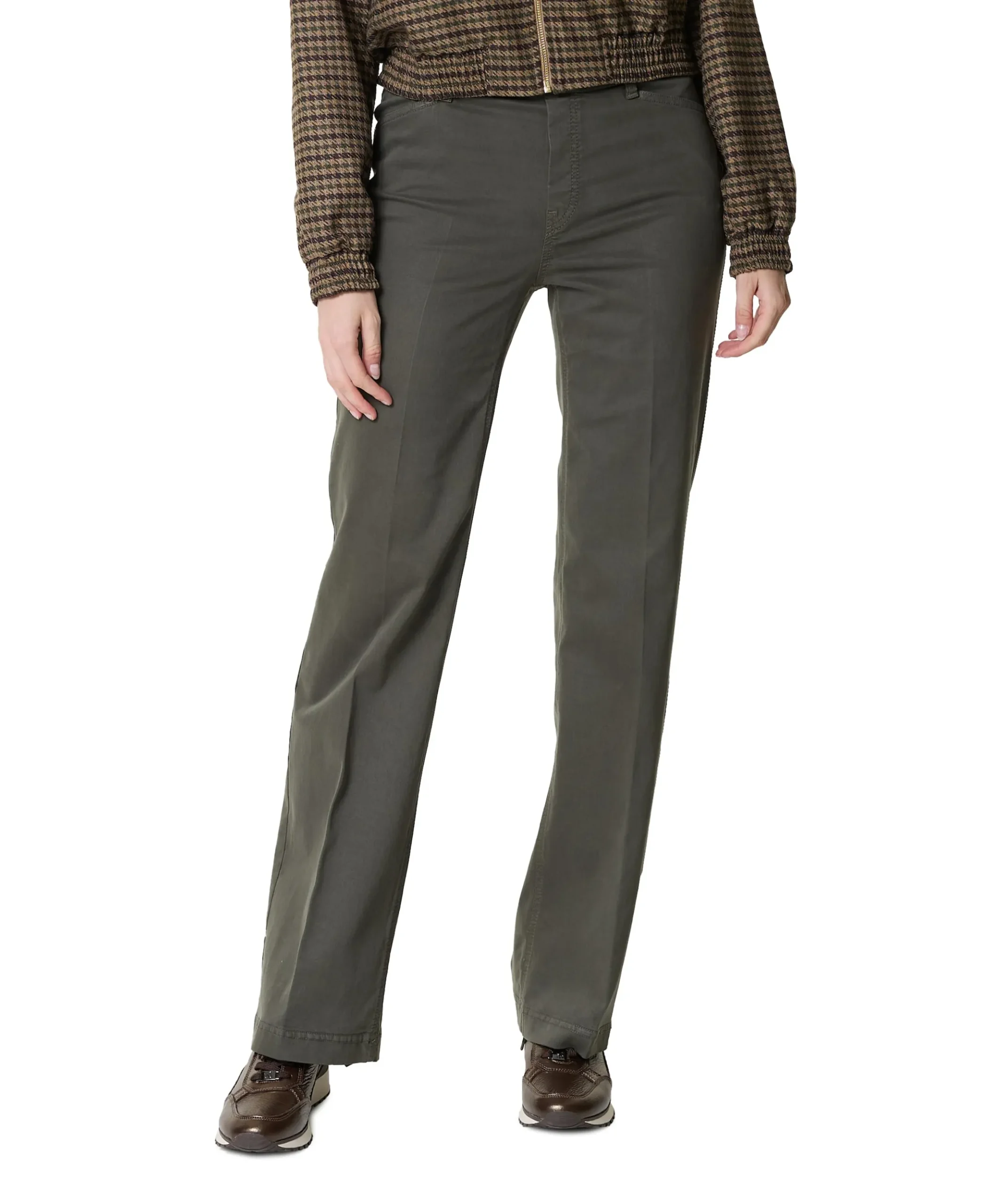 Pull On Slim dames broek groen