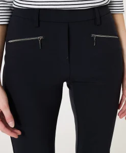 Pull On Slim dames broek zwart