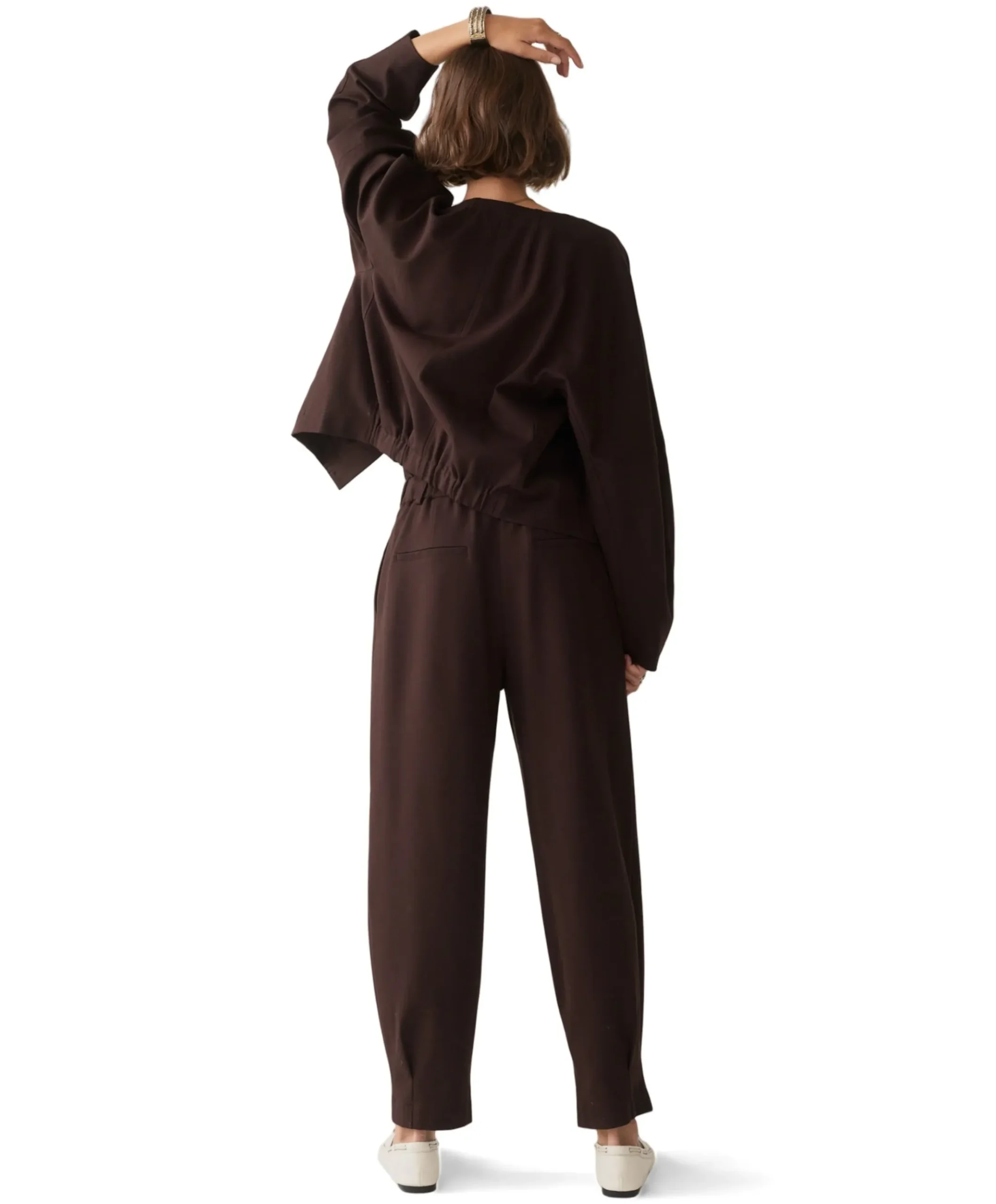 Punto milano dames broek bruin