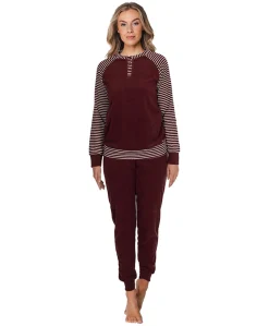Pyjamaset bordeaux