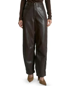 QUIN PU 689 dames broek bruin