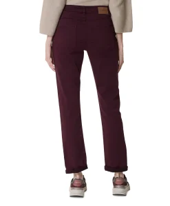 Relax jog colour dames broek bordeaux