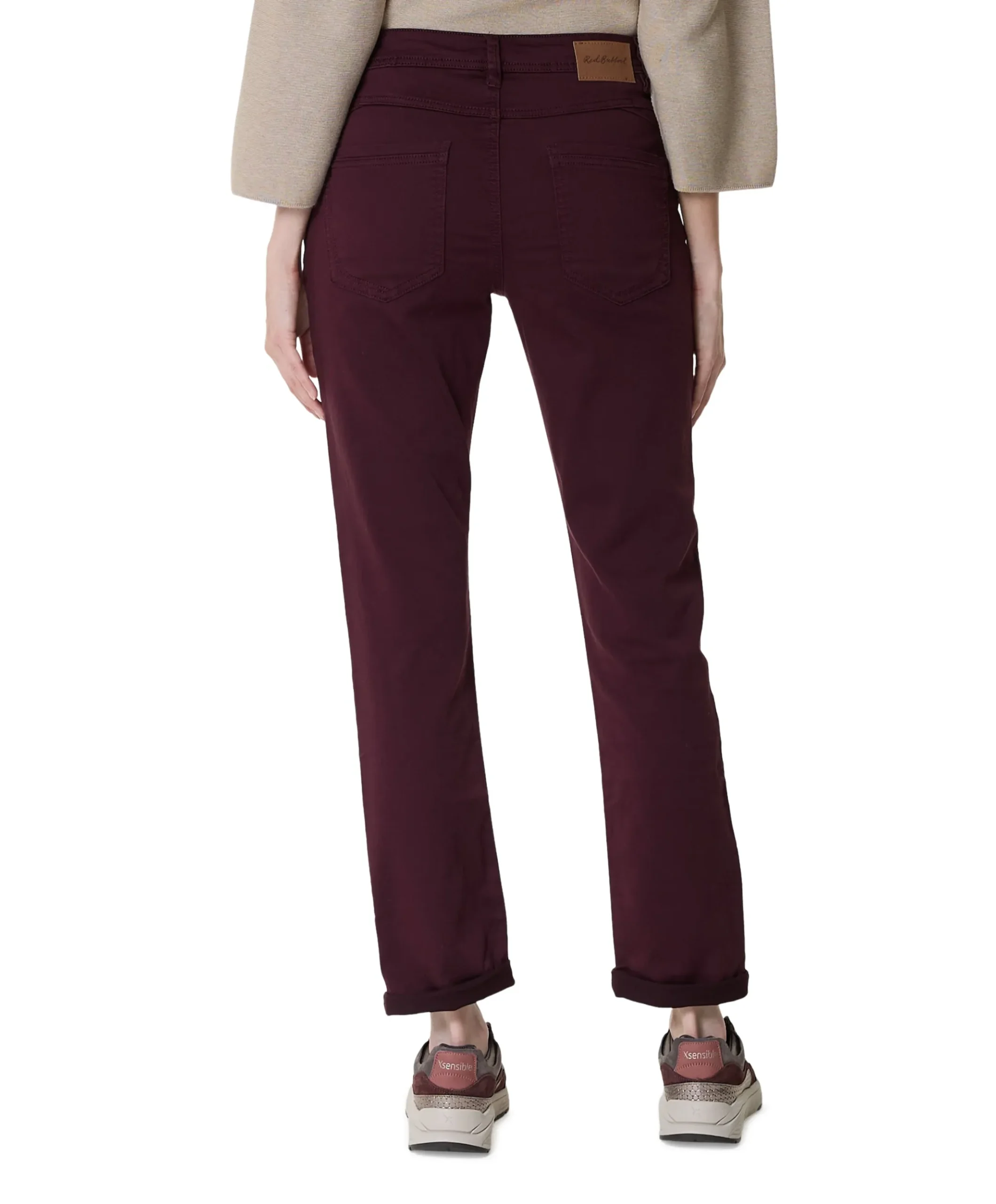 Relax jog colour dames broek bordeaux