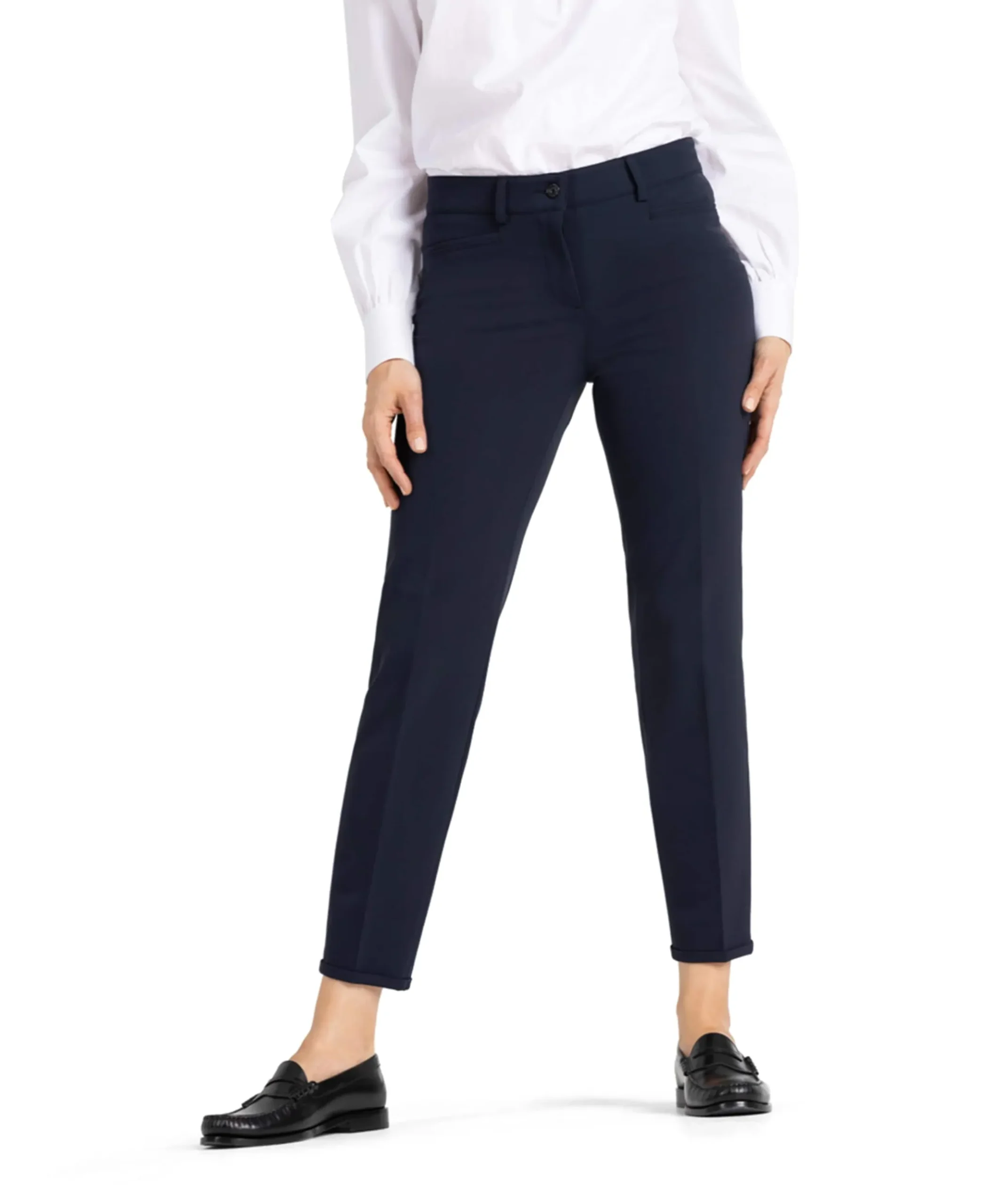 Renira dames broek blauw