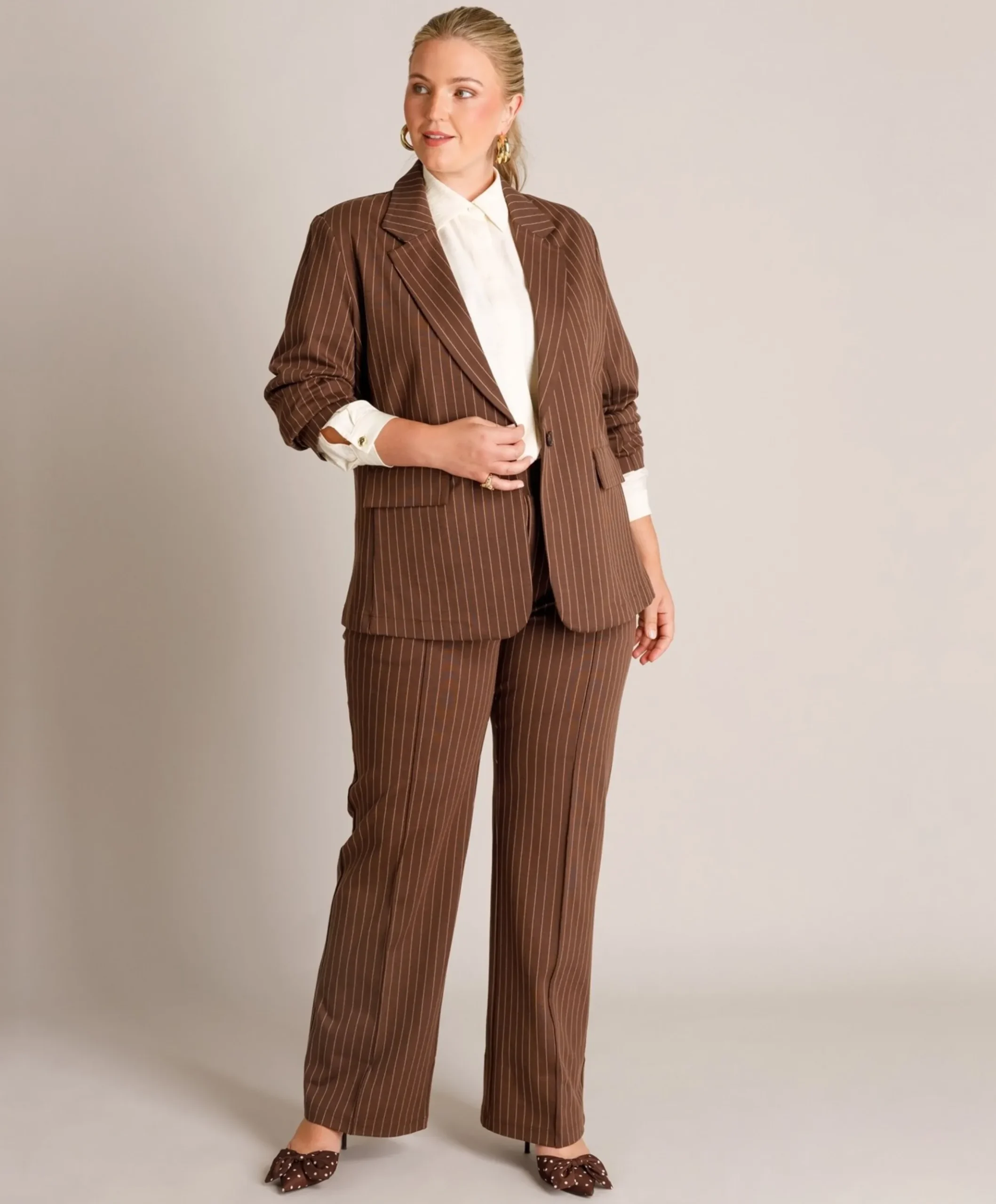 Romana Essential dames broek bruin