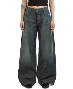 Roxx Wide Wmn dames jeans blauw