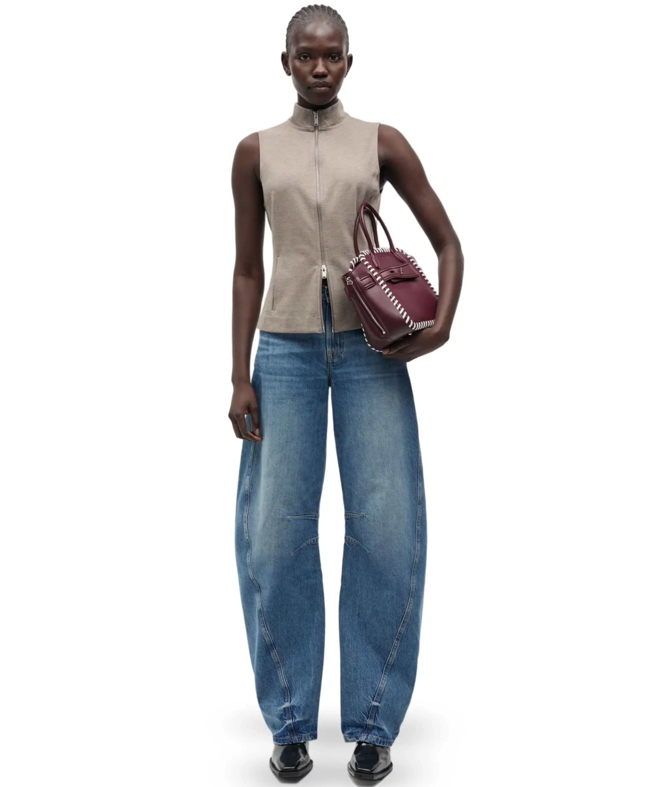 SAHARPO 16141 dames jeans blauw