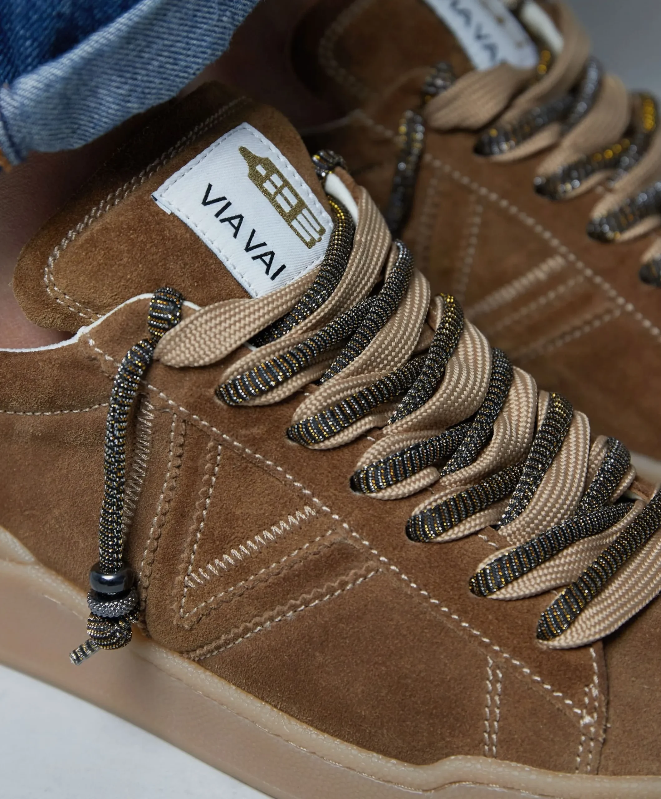Sam Kyli dames sneakers bruin