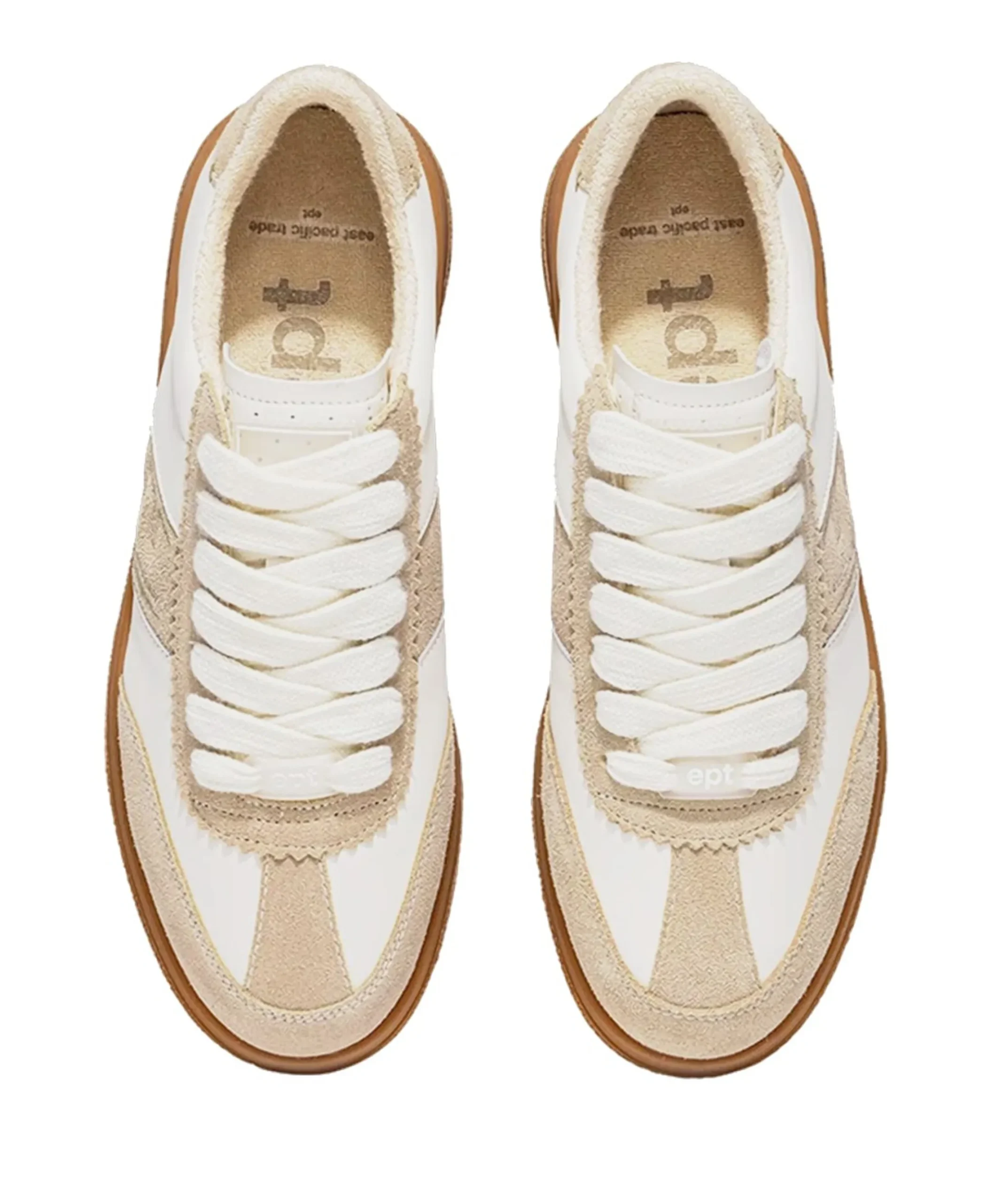 SANTOS dames sneakers beige