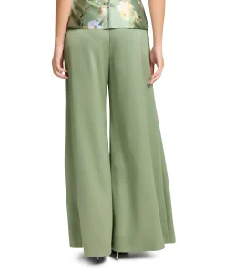 Satinhose mit weitem Bein und franz dames pantalon groen