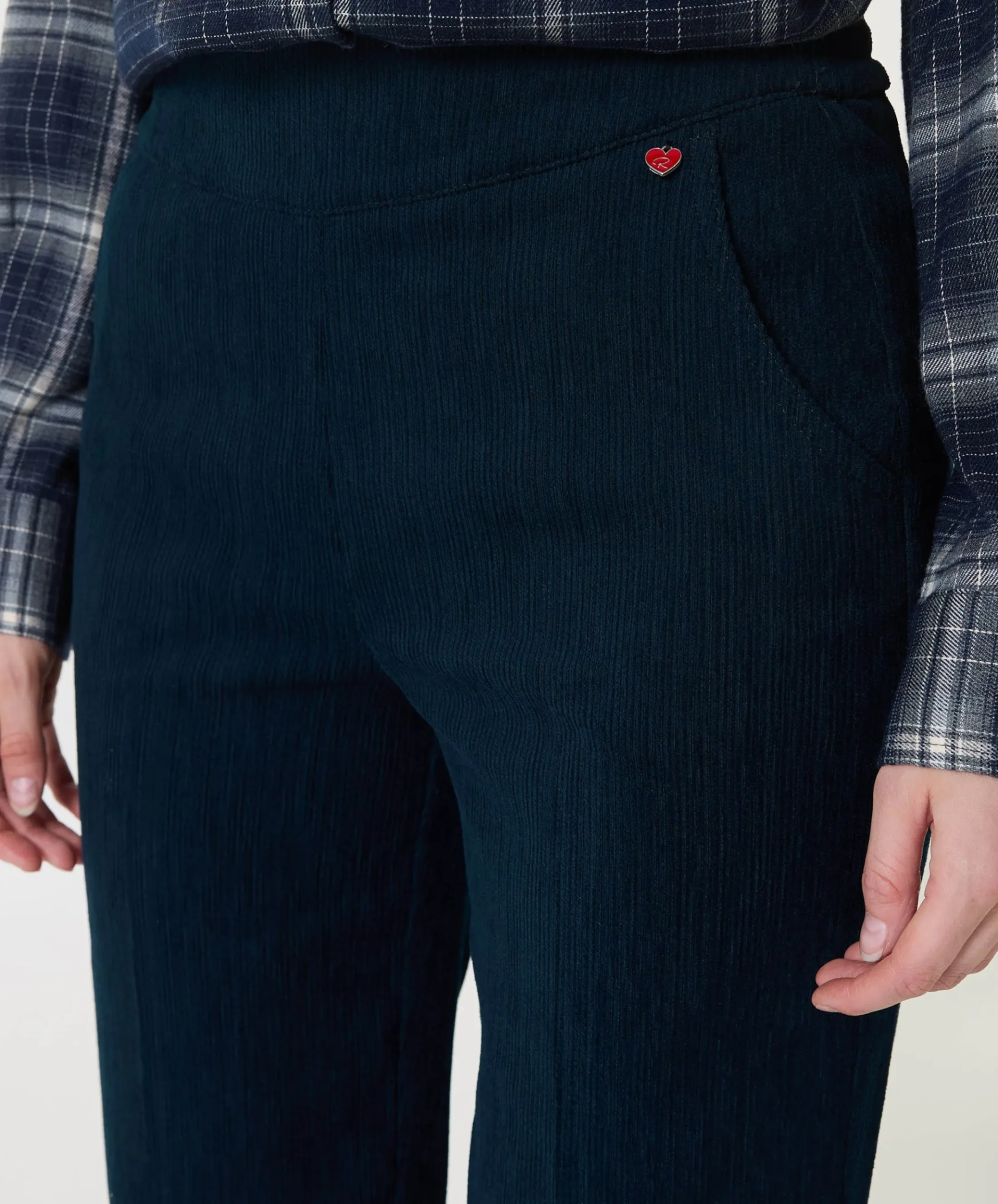 Scarlet Wide Leg dames broek blauw