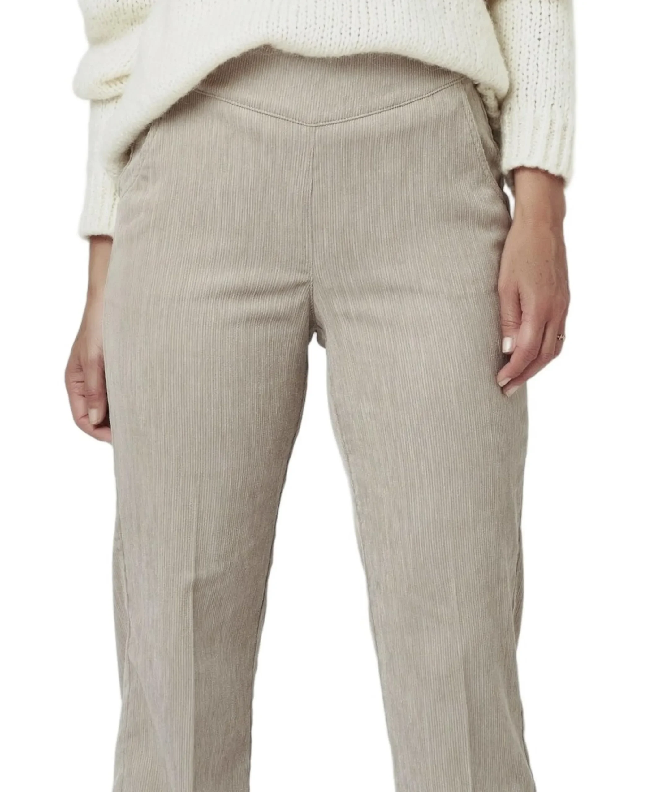 Scarlet Wide Leg dames broek beige