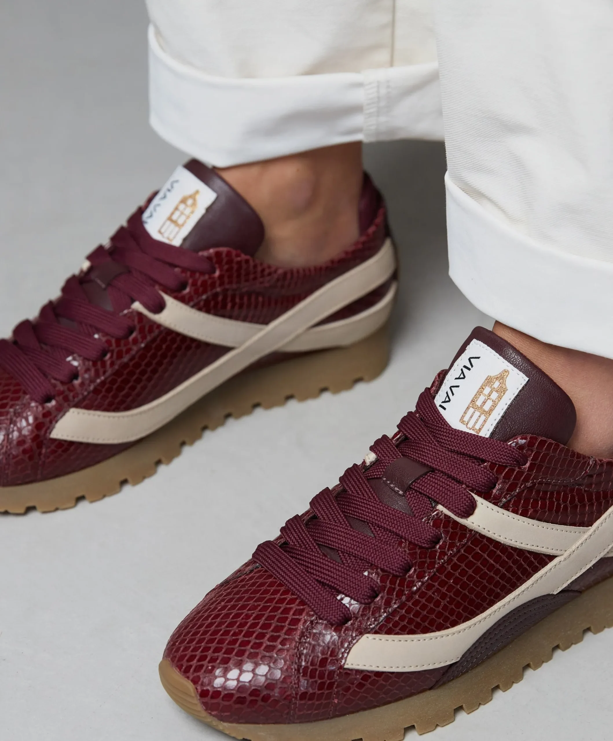 Scott Demi dames sneakers bordeaux