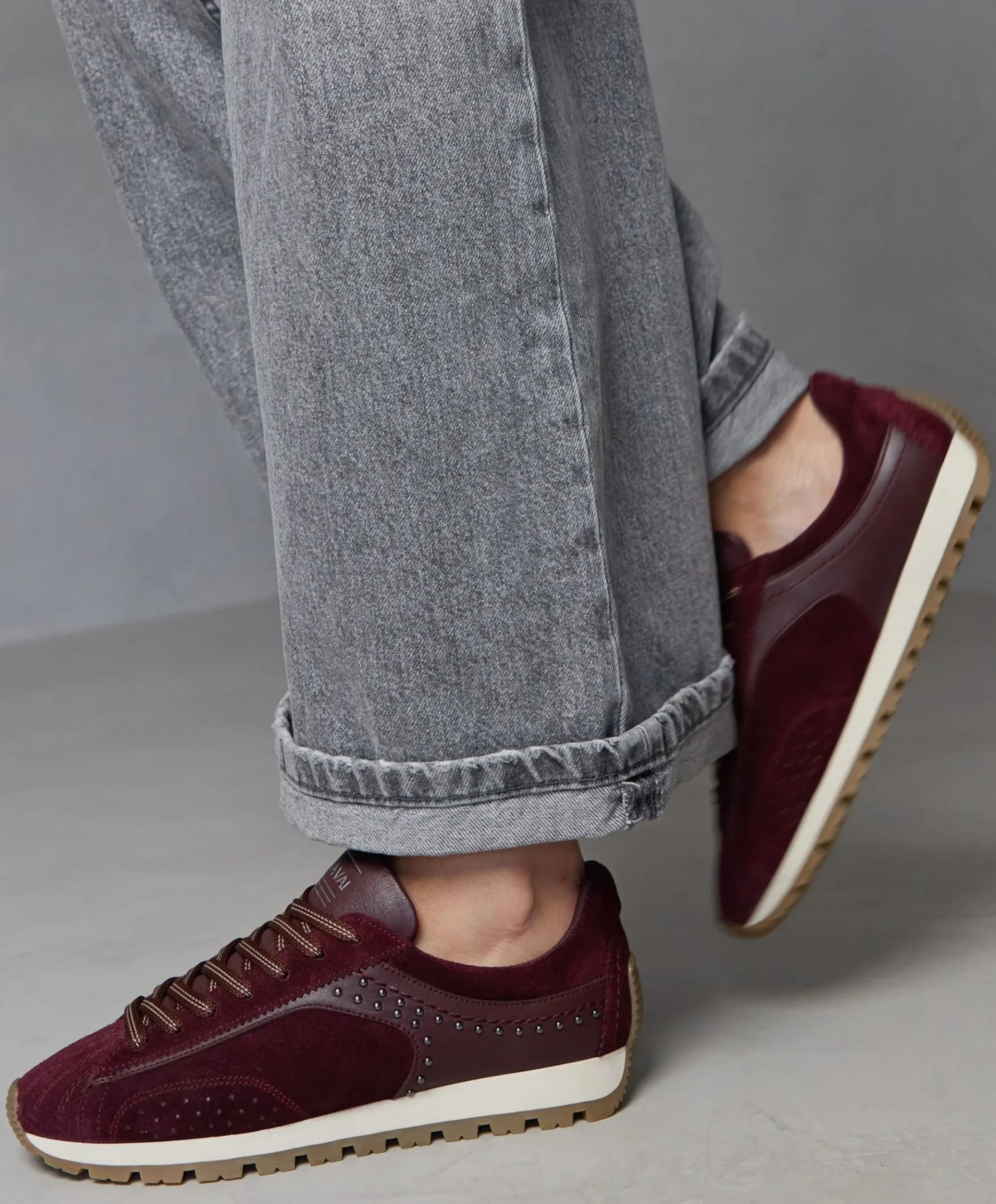 Scott Kyle dames sneakers bordeaux