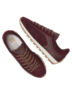 Scott Kyle dames sneakers bordeaux