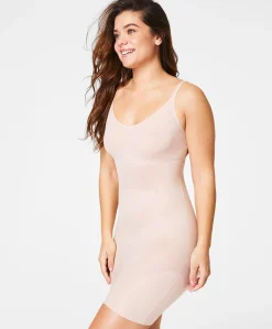 Shapewear jurk beige