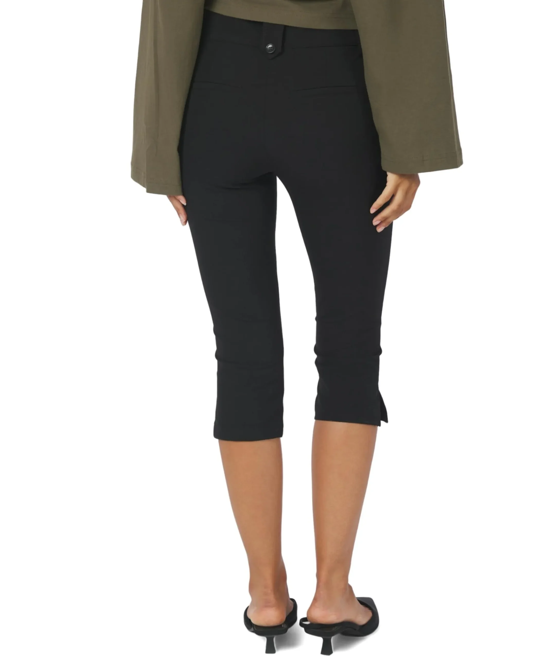Shawnee Capri Stretch Pants dames capri broek zwart