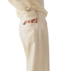 Skater Flare 8087 Ecru Wool dames jeans ecru