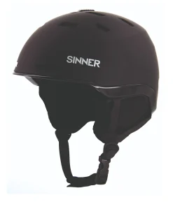 Skihelm zwart