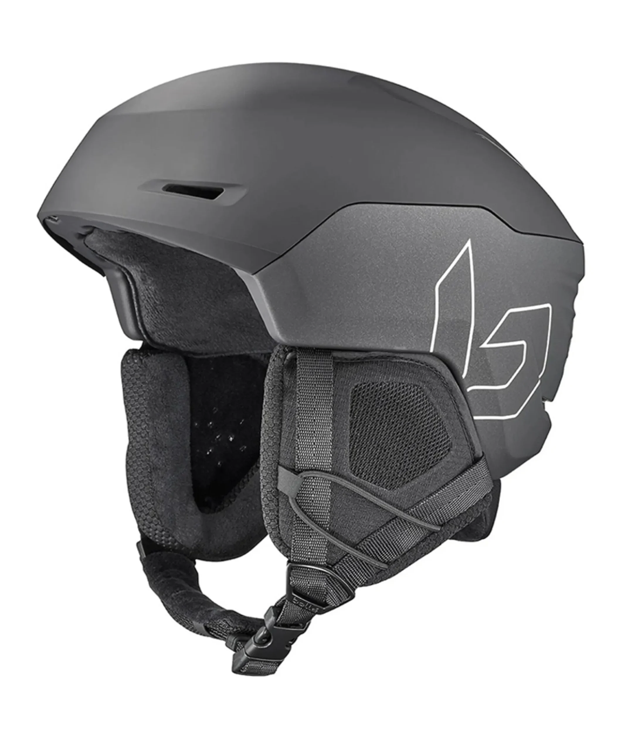 Skihelm zwart