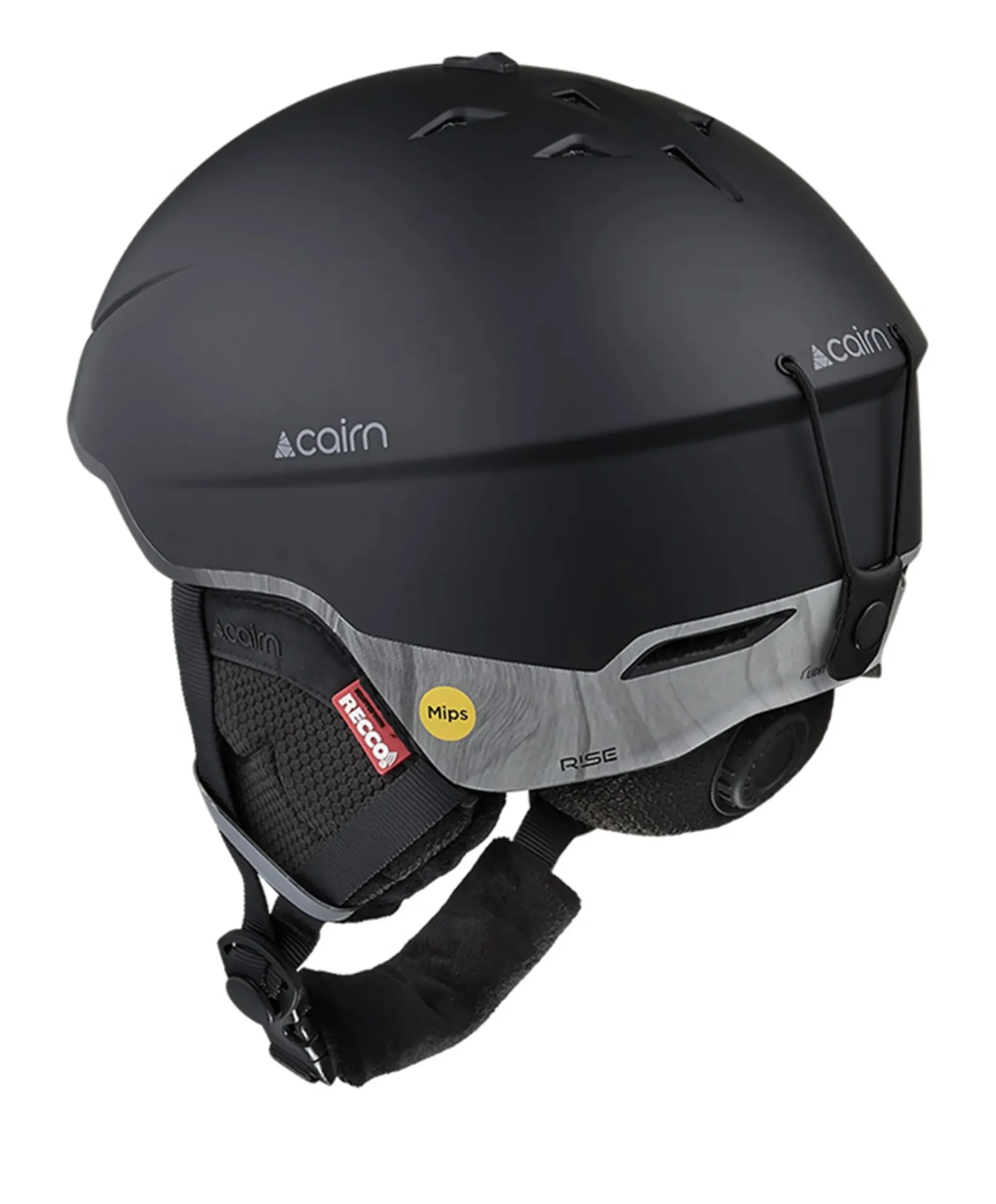 Skihelm zwart