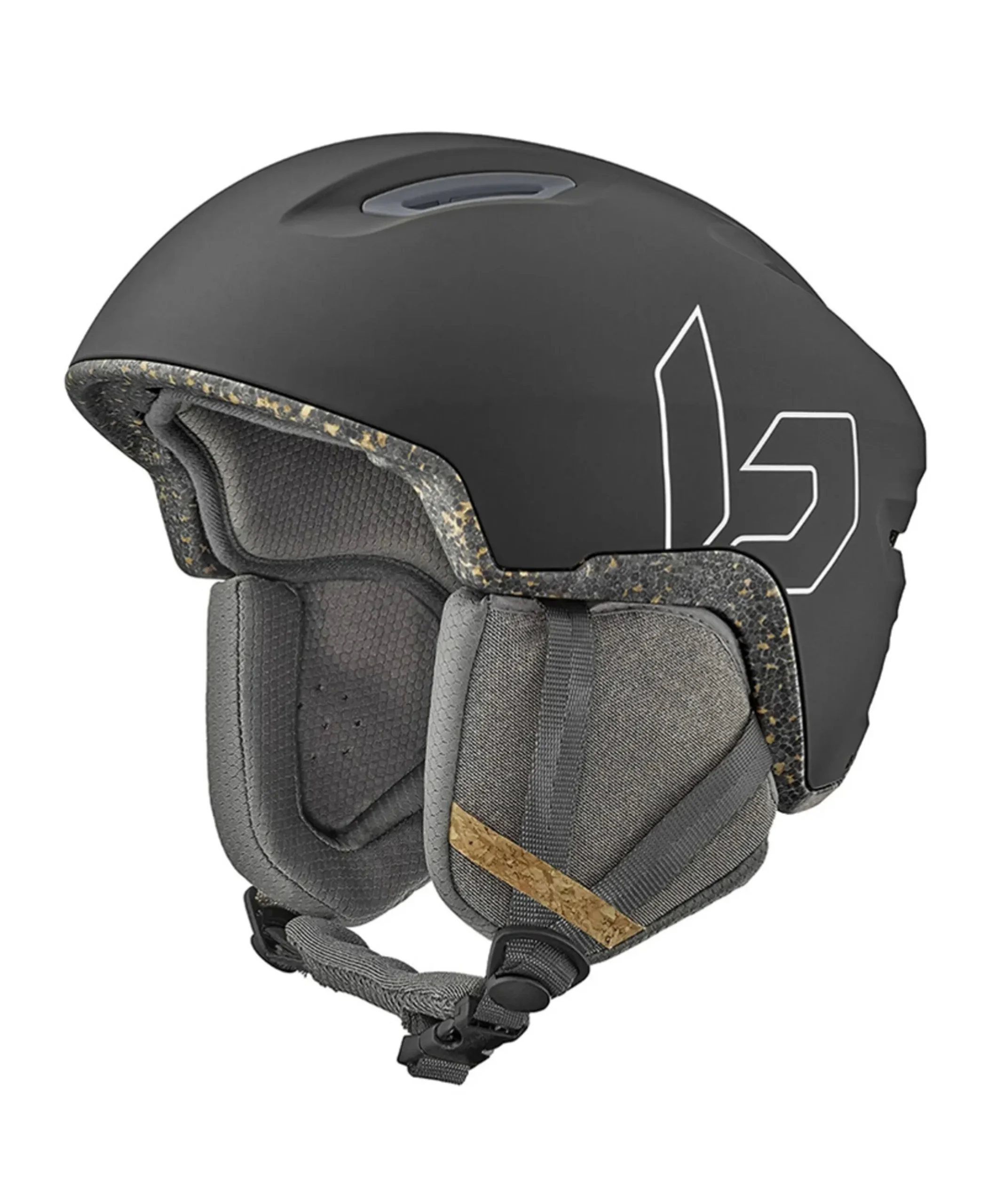 Skihelm zwart