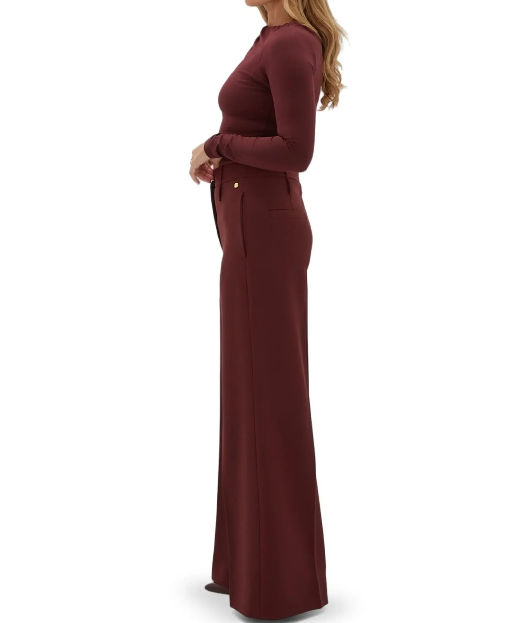 SKY dames broek bordeaux