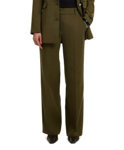 SLFRITA MW WIDE MEL NOOS dames broek groen