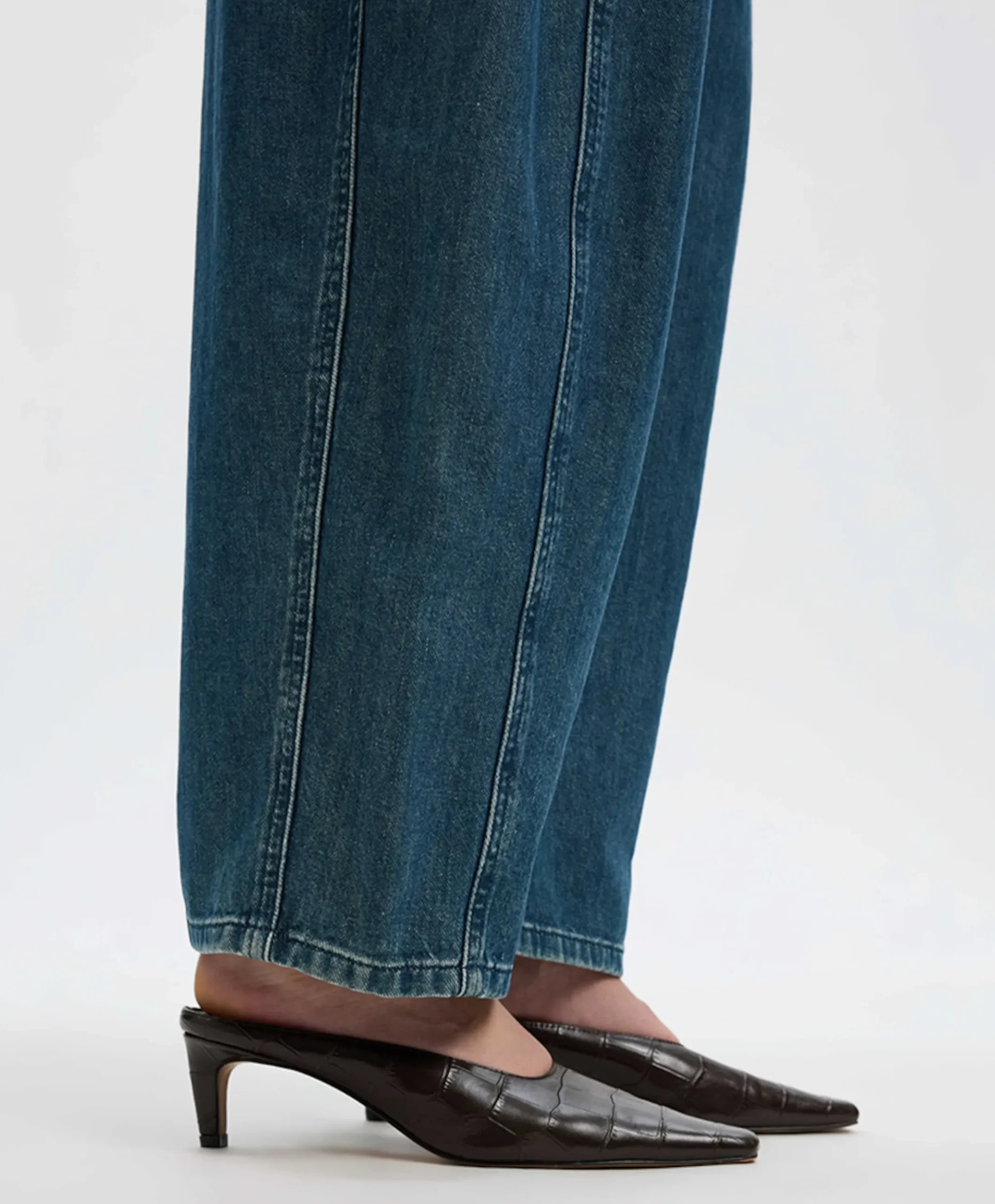SLWBARREL RELAXED BELLA dames jeans blauw