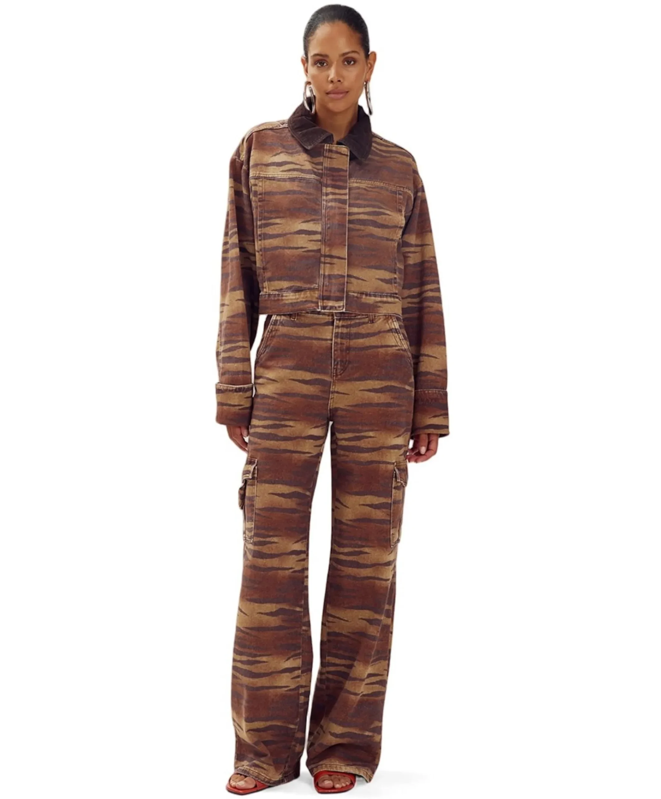 STELLA-PA dames broek bruin