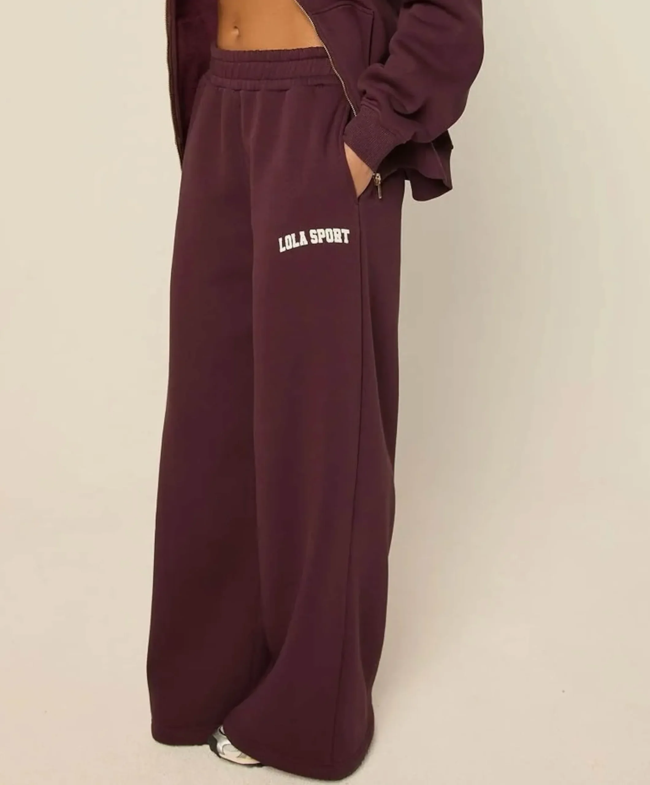 Stella Pants dames trainingsbroek bordeaux